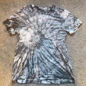 Mens Grey American Eagle Tie Dye Shirt